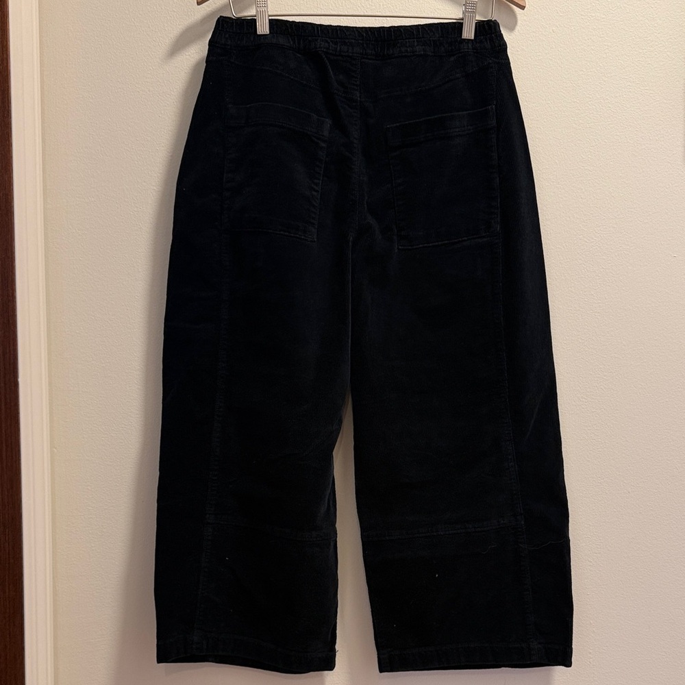 Pilcro Black Corduroy Barrel Pants - Picture 4 of 5